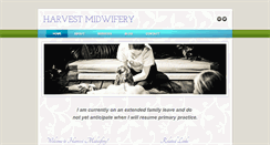Desktop Screenshot of harvestmidwifery.com